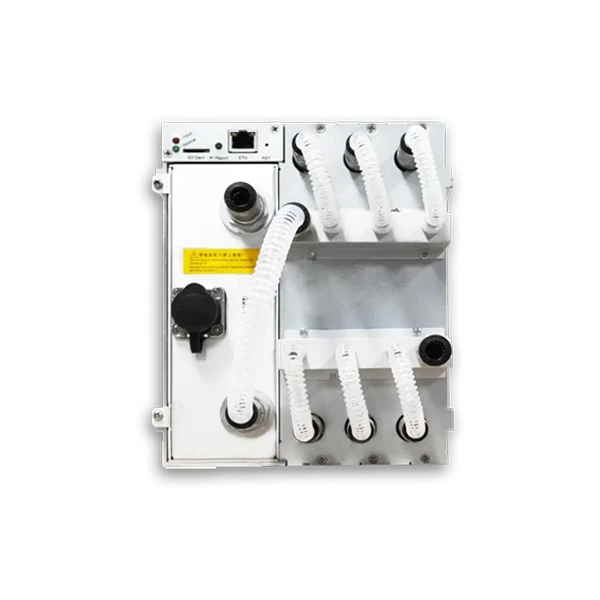 Bitmain Antminer S21+ Hydro 358Th Bitcoin Miner Horizontal Front Facing Miner Image